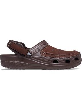 Crocs Men's Yukon Vista II LiteRide Clogs size 9 in espresso/ mushroom